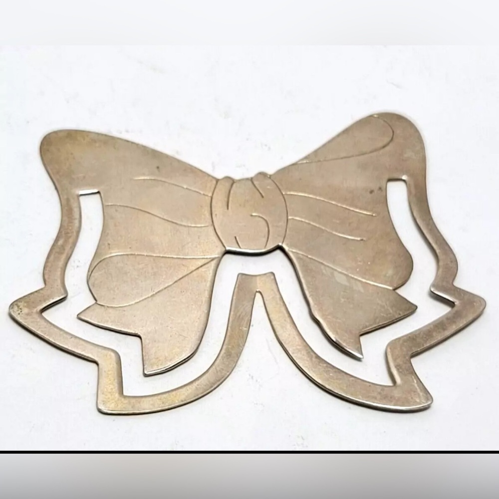 🌹Vintage Tiffany & Co. Sterling Silver Bow Bookmark